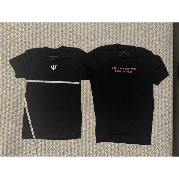 Wrld Invsn T-Shirt Bundle Small & Medium Black Graphic Tees Streetwear - Picture 1 of 4